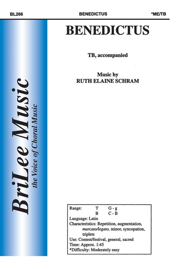 Benedictus&nbsp;&nbsp;Männerchor&nbsp;&nbsp;Chorpartitur