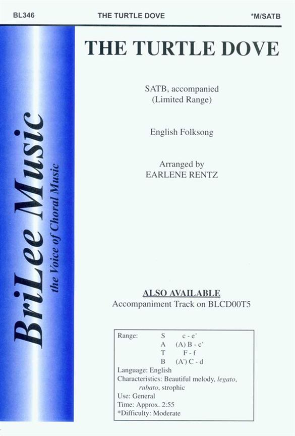 Earlene Rentz Turtle Dove, The&nbsp;&nbsp;Chor&nbsp;&nbsp;Chorpartitur