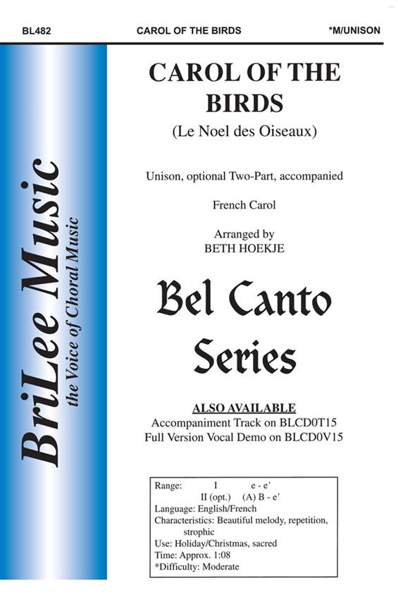 Beth Hoekje Carol Of The Birds (Le Noel Des Oiseaux)&nbsp;&nbsp;&nbsp;&nbsp;Chorpartitur