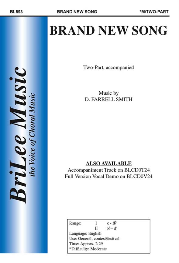 David Smith Brand New Song&nbsp;&nbsp;&nbsp;&nbsp;Chorpartitur