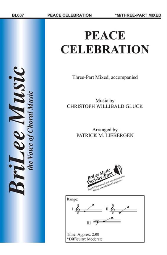 Christopf von Gluck Peace Celebration&nbsp;&nbsp;&nbsp;&nbsp;Chorpartitur