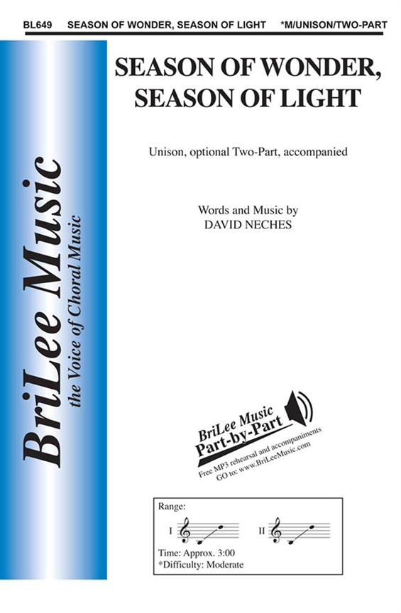 David Neches Season Of Wonder, Season Of Light&nbsp;&nbsp;&nbsp;&nbsp;Chorpartitur