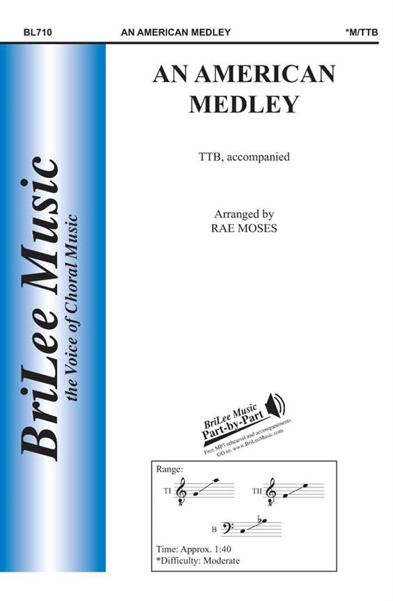 An American Medley&nbsp;&nbsp;Männerchor und Keyboard&nbsp;&nbsp;Chorpartitur