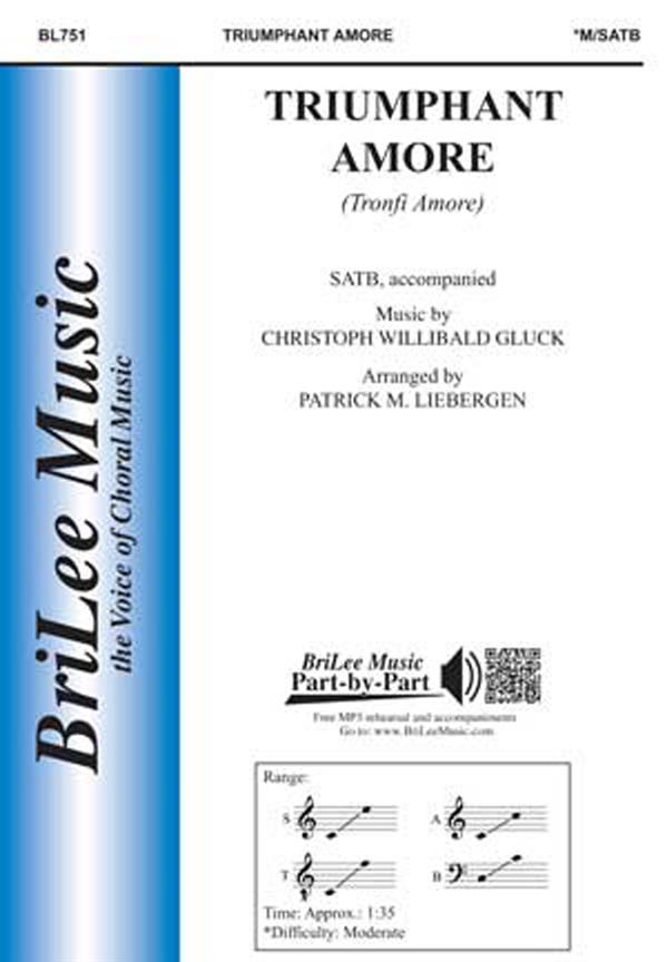 Christopf von Gluck Triumphant Amore&nbsp;&nbsp;Chor und Keyboard&nbsp;&nbsp;Chorpartitur