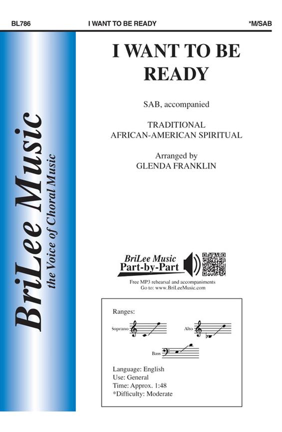 I Want to be Ready&nbsp;&nbsp;Chor und Keyboard&nbsp;&nbsp;Chorpartitur