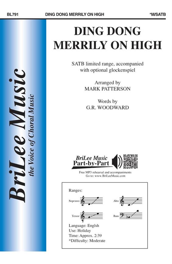 Ding Dong Merrily On High&nbsp;&nbsp;&nbsp;&nbsp;Chorpartitur