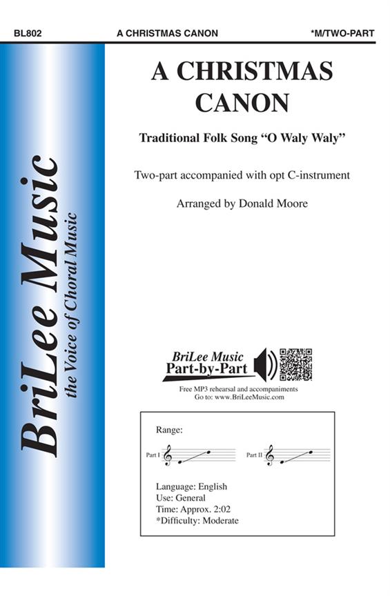 A Christmas Canon&nbsp;&nbsp;&nbsp;&nbsp;Chorpartitur