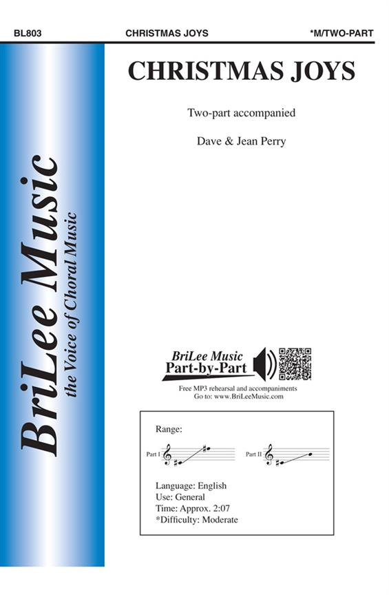 David Perry, Jean Perry Christmas Joys&nbsp;&nbsp;&nbsp;&nbsp;Chorpartitur