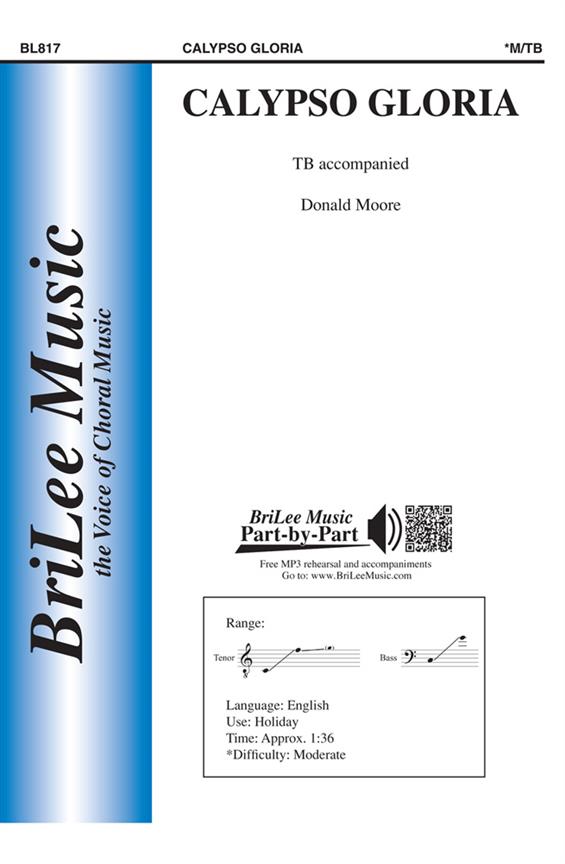 Calypso Gloria&nbsp;&nbsp;Männerchor und Klavier&nbsp;&nbsp;Chorpartitur