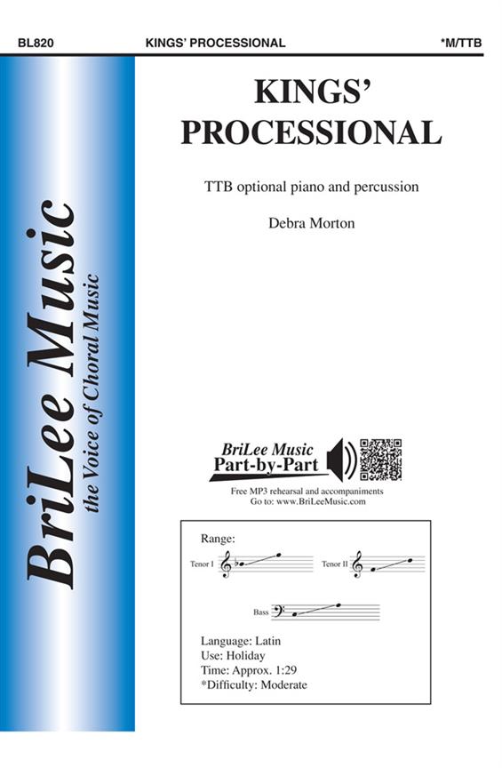 Debra Morton Kings' Processional&nbsp;&nbsp;Männerchor und Klavier&nbsp;&nbsp;Chorpartitur