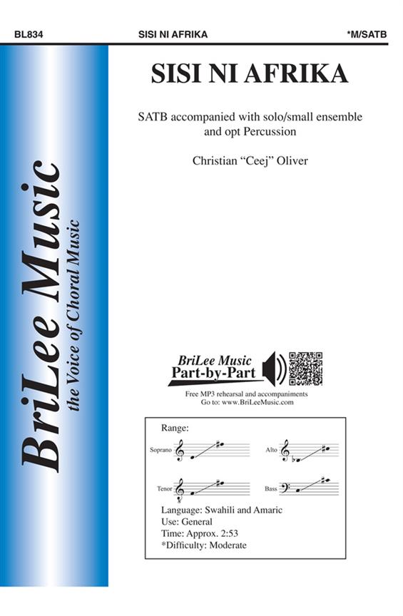 Christian Oliver Sisi Ni Afrika&nbsp;&nbsp;&nbsp;&nbsp;Chorpartitur