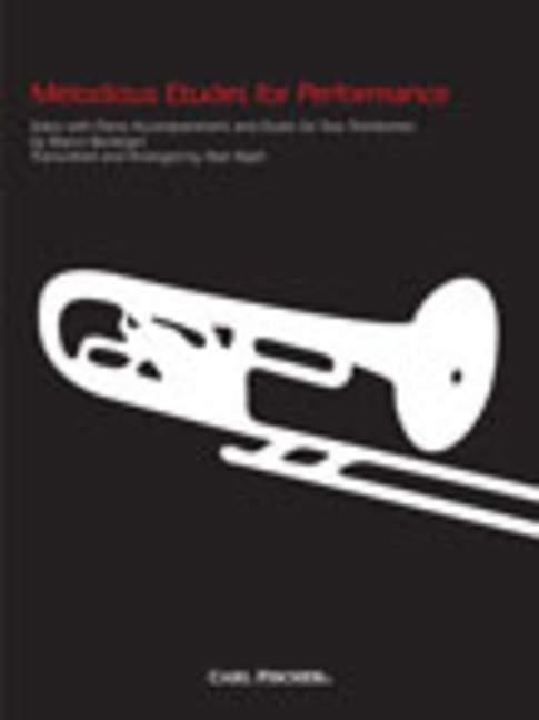 Melodious Etudes for Performance  für 2 trombones and piano  score and part