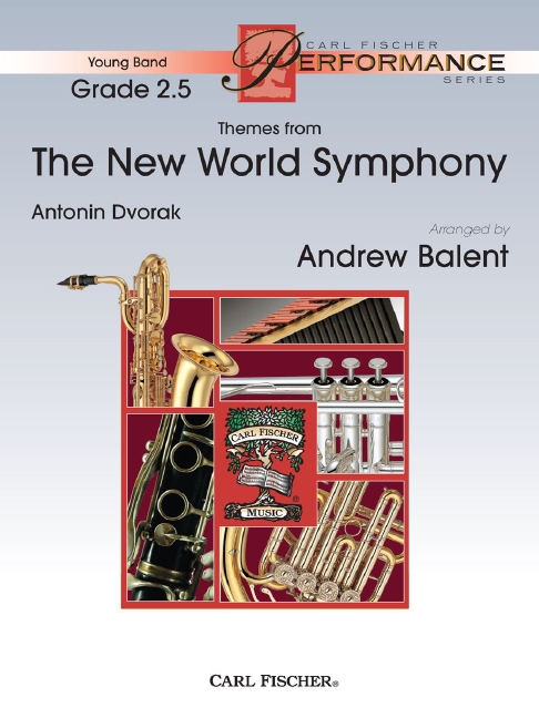 Antonin Dvorak Theme From The New World Symphony&nbsp;&nbsp;Blasorchester&nbsp;&nbsp;Partitur und Stimmen