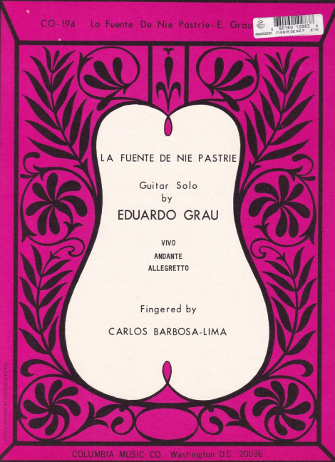 Eduardo Grau La Fuente De Nie Pastrie&nbsp;&nbsp;&nbsp;&nbsp;