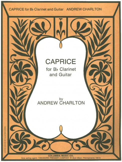 Caprice&nbsp;&nbsp;for clarinet and guitar&nbsp;&nbsp;score and clarinet part