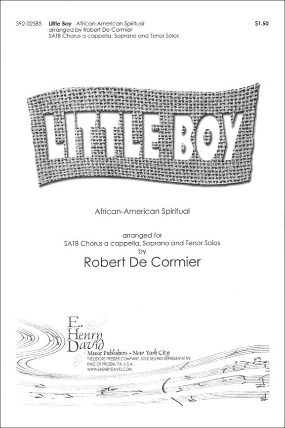 African American Spiritual Little Boy&nbsp;&nbsp;&nbsp;&nbsp;Chorpartitur