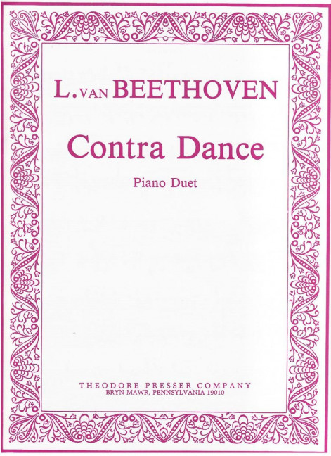 Ludwig van Beethoven Contra Dance&nbsp;&nbsp;Klavier&nbsp;&nbsp;Einzelstimme