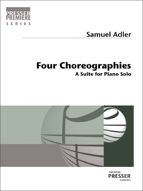 Samuel Adler Four Choreographies&nbsp;&nbsp;Klavier&nbsp;&nbsp;Solostimme