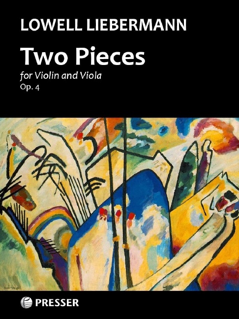Lowell Liebermann Two Pieces&nbsp;&nbsp;Violine und Viola&nbsp;&nbsp;Aufführungsmaterial