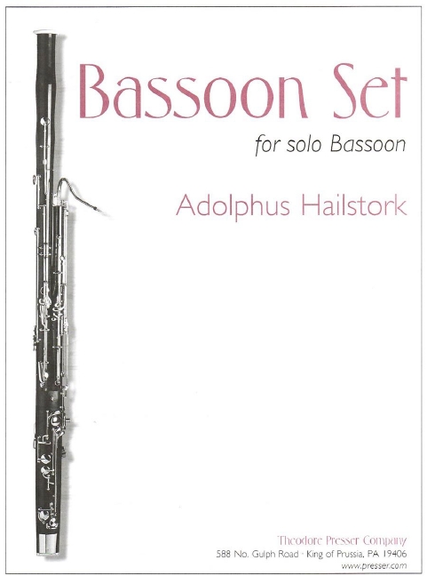 Adolphus Hailstork Bassoon Set  Fagott  Solostimme