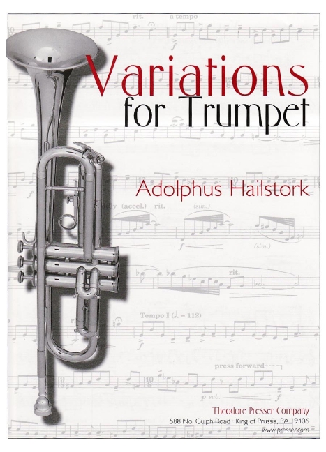 Adolphus Hailstork Variations&nbsp;&nbsp;Trompete&nbsp;&nbsp;Solostimme