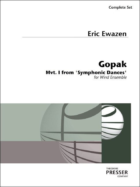 Eric Ewazen Gopak&nbsp;&nbsp;sinfonisches Blasorchester&nbsp;&nbsp;Partitur und Stimmen