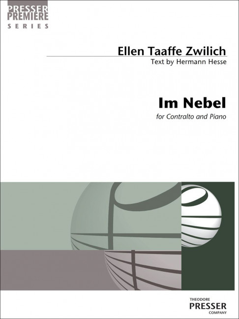 Ellen Taaffe Zwilich Im Nebel&nbsp;&nbsp;Alt und Klavier&nbsp;&nbsp;Vokalpartitur