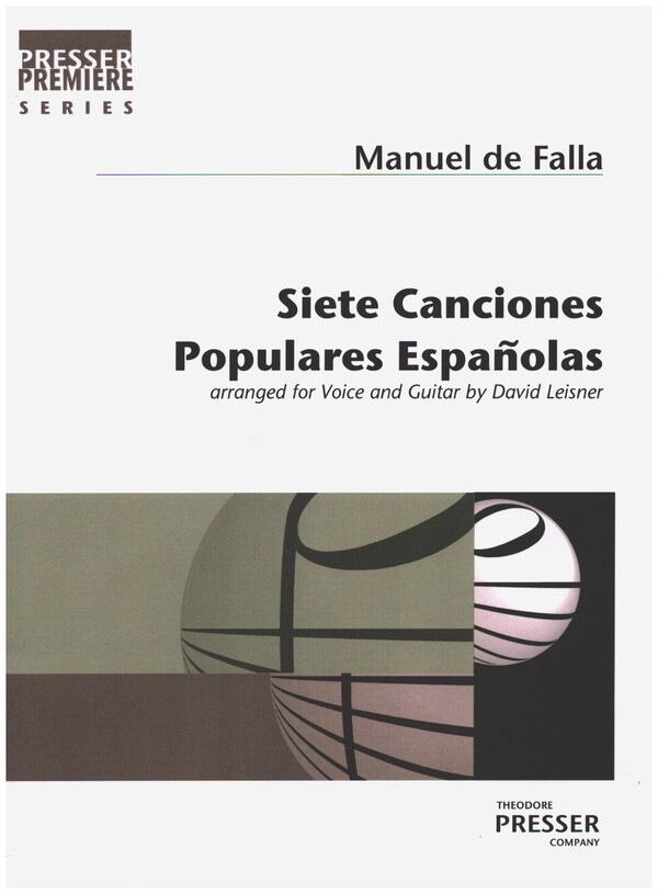 Siete Canciones Populares Españolas&nbsp;&nbsp;for voice and guitar&nbsp;&nbsp;