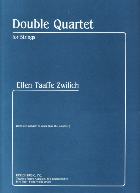 Ellen Taaffe Zwilich Double Quartet&nbsp;&nbsp;2 Streichquartette&nbsp;&nbsp;Partitur
