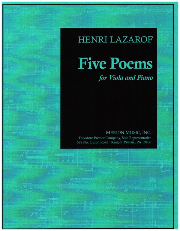 5 Poems  for viola and piano  