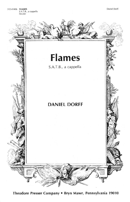 Daniel Dorff Flames&nbsp;&nbsp;&nbsp;&nbsp;Chorpartitur
