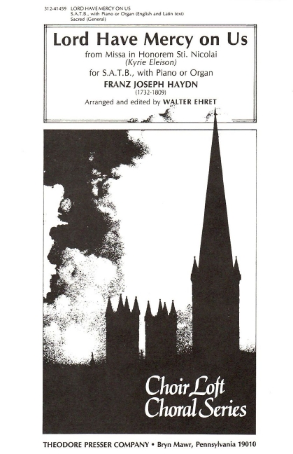 Franz Joseph Haydn Lord Have Mercy On Us&nbsp;&nbsp;Chor&nbsp;&nbsp;Chorpartitur