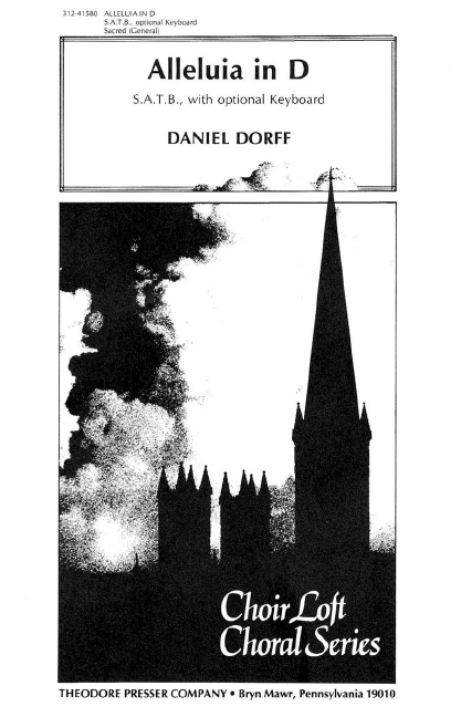 Daniel Dorff Alleluia&nbsp;&nbsp;Chor&nbsp;&nbsp;Chorpartitur