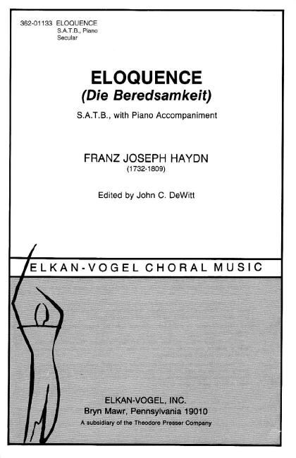 Franz Joseph Haydn Eloquence&nbsp;&nbsp;Chor&nbsp;&nbsp;Chorpartitur
