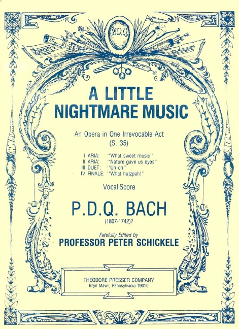 P. D. Q. Bach A Little Nightmare Music&nbsp;&nbsp;Streichorchester&nbsp;&nbsp;Vokalpartitur