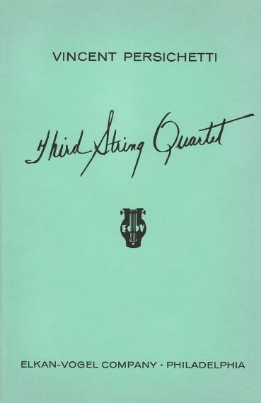 Vincent Persichetti Third String Quartet&nbsp;&nbsp;Streichquartett&nbsp;&nbsp;Studienpartitur
