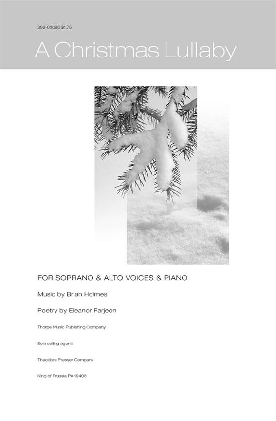 Brian Holmes A Christmas Lullaby&nbsp;&nbsp;&nbsp;&nbsp;Chorpartitur