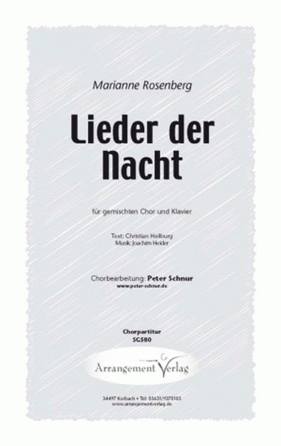 Heilburg/Heider Lieder der Nacht (vierstimmig)&nbsp;&nbsp;für SATB und Klavier&nbsp;&nbsp;Singpartitur