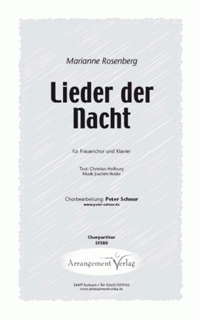 Heilburg/Heider Lieder der Nacht&nbsp;&nbsp;für SSA und Klavier&nbsp;&nbsp;Singpartitur