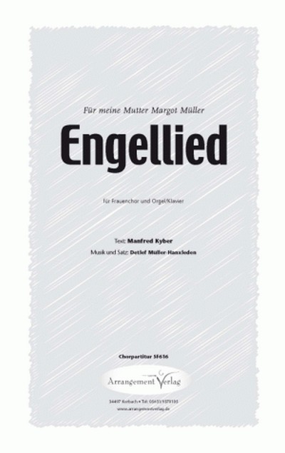 Detlef Müller-Hanxleden Engellied  für SSA und Klavier  Singpartitur