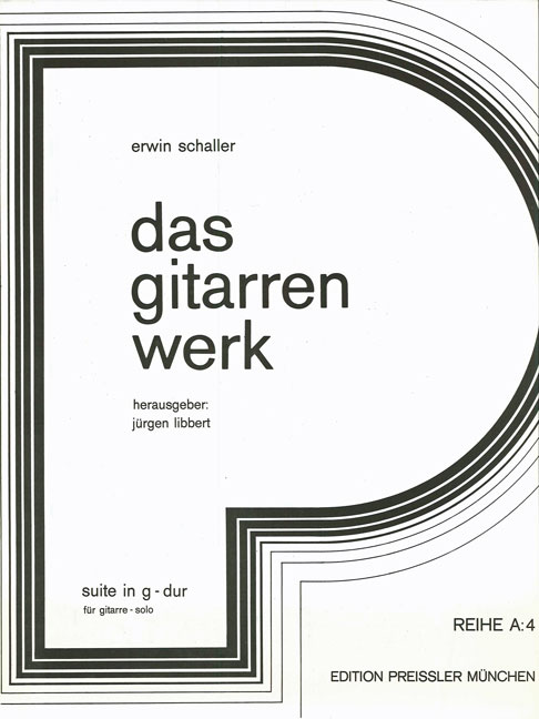 Erwin Schaller Suite In G-Dur&nbsp;&nbsp;Gitarre&nbsp;&nbsp;