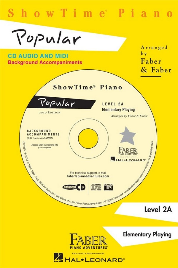 Showtime Piano Popular CD&nbsp;&nbsp;Klavier&nbsp;&nbsp;CD