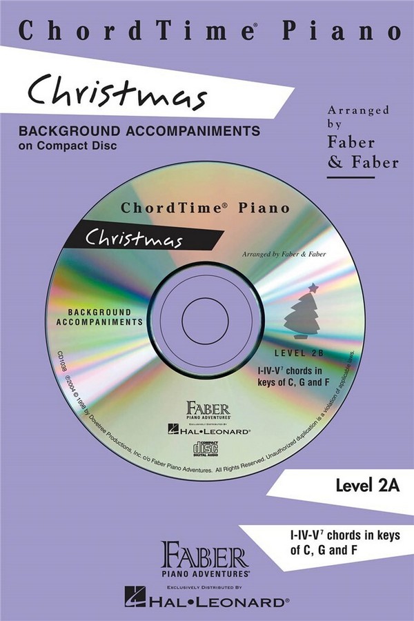 ChordTime Piano Christmas Level 2B CD  Klavier  CD