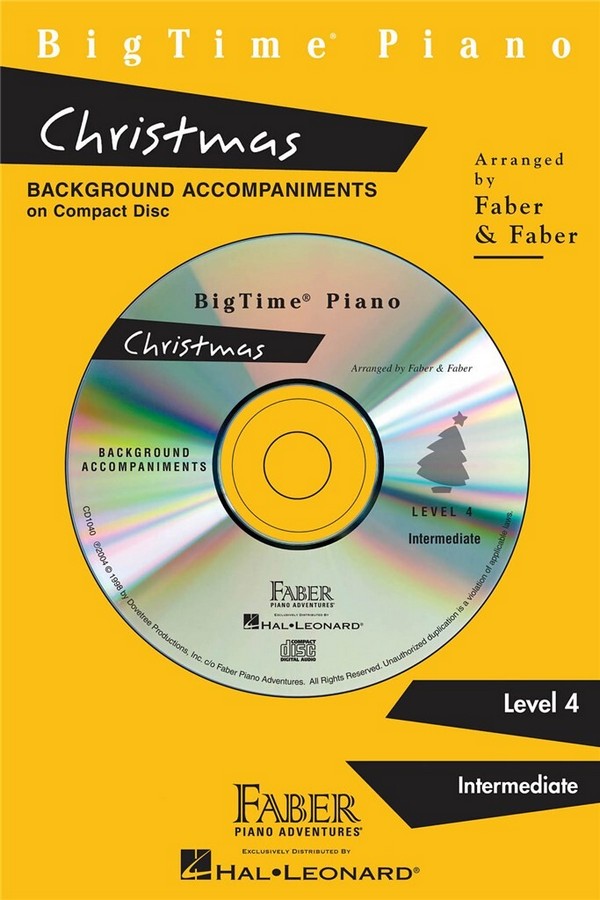 BigTime Piano Christmas Level 4 CD  Klavier  CD