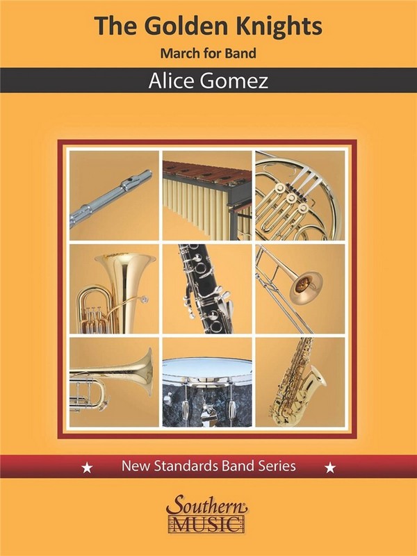 Alice Gomez The Golden Knights  Concert Band  Partitur + Stimmen