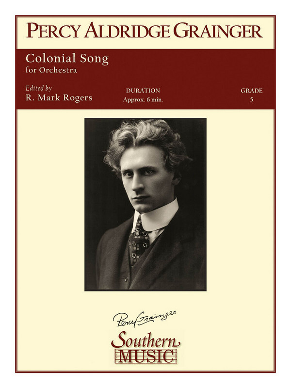 Percy Aldridge Grainger Colonial Song For Orchestra&nbsp;&nbsp;Orchestra&nbsp;&nbsp;Partitur