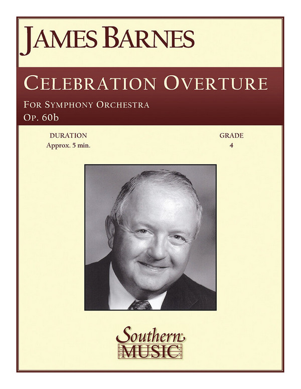 James Barnes Celebration Overture&nbsp;&nbsp;Orchestra&nbsp;&nbsp;Partitur + Stimmen