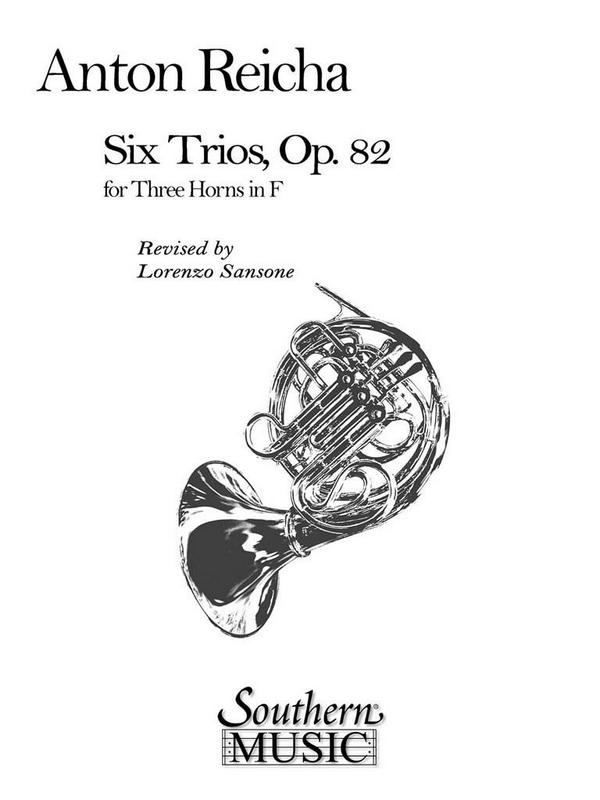 Anton Reicha Six Trios Op 82  3 Hörner  Buch