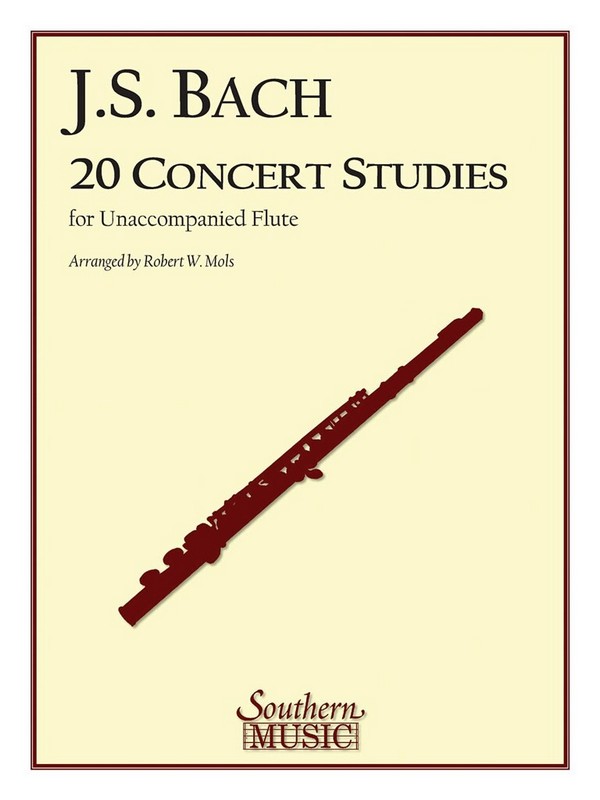 Johann Sebastian Bach 20 (Twenty) Concert Studies&nbsp;&nbsp;Flute&nbsp;&nbsp;Buch