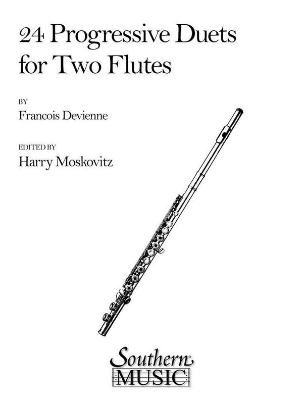 François Devienne Twenty - Four (24) Progressive Duets&nbsp;&nbsp;2 Flöten&nbsp;&nbsp;Buch